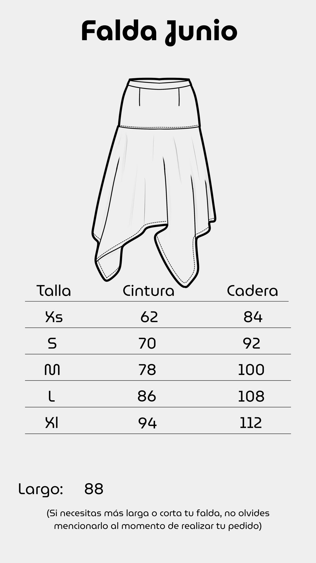 Falda Junio